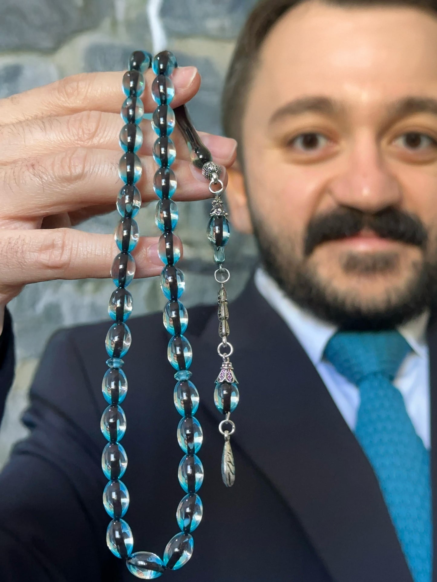 Sürmeli Kehribar Ve Zaza Tesbih Seti – Özel Tasarım, Dayanıklı Ve Şık - Büyüleyici Hediye