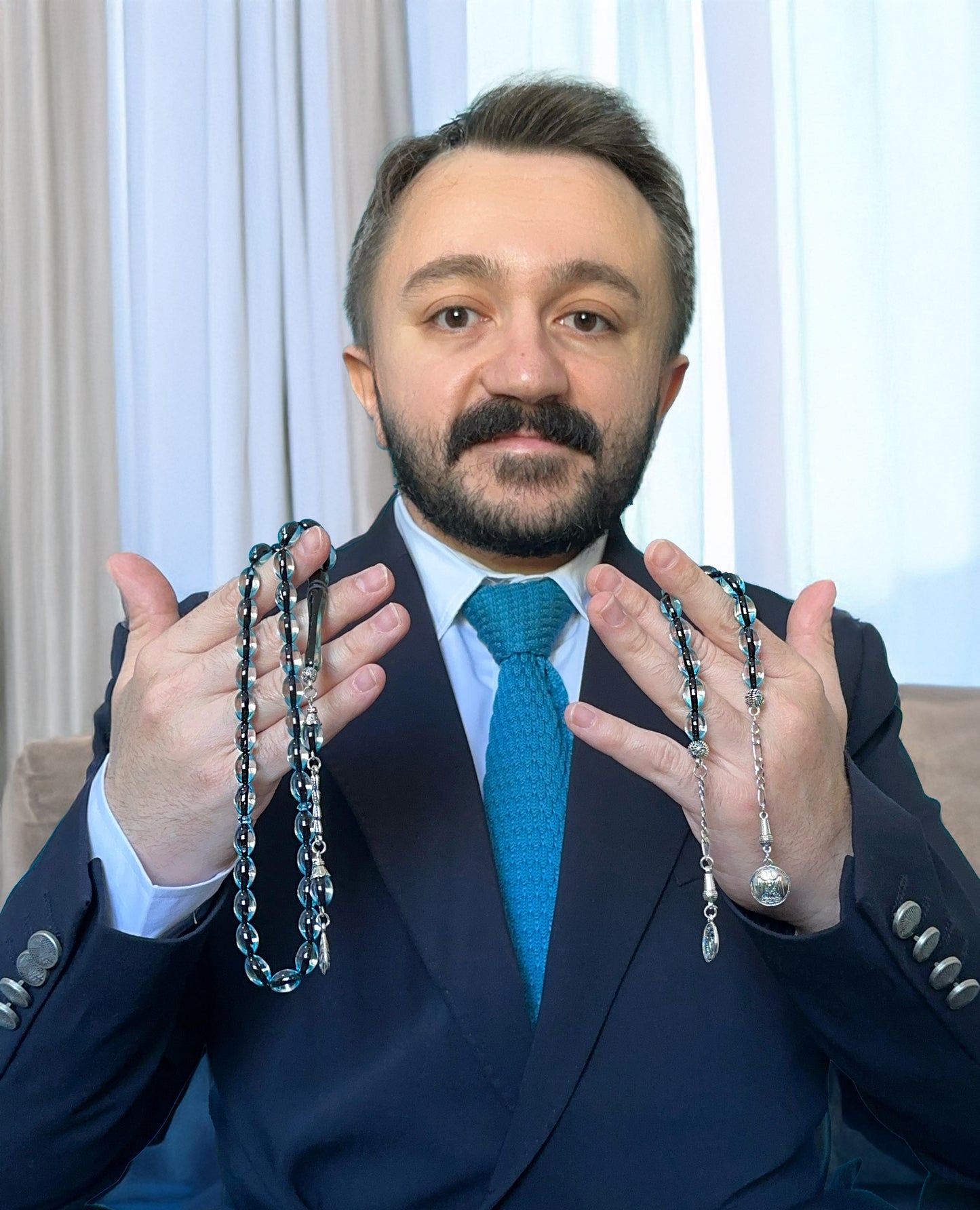 Sürmeli Kehribar Ve Zaza Tesbih Seti – Özel Tasarım, Dayanıklı Ve Şık - Büyüleyici Hediye