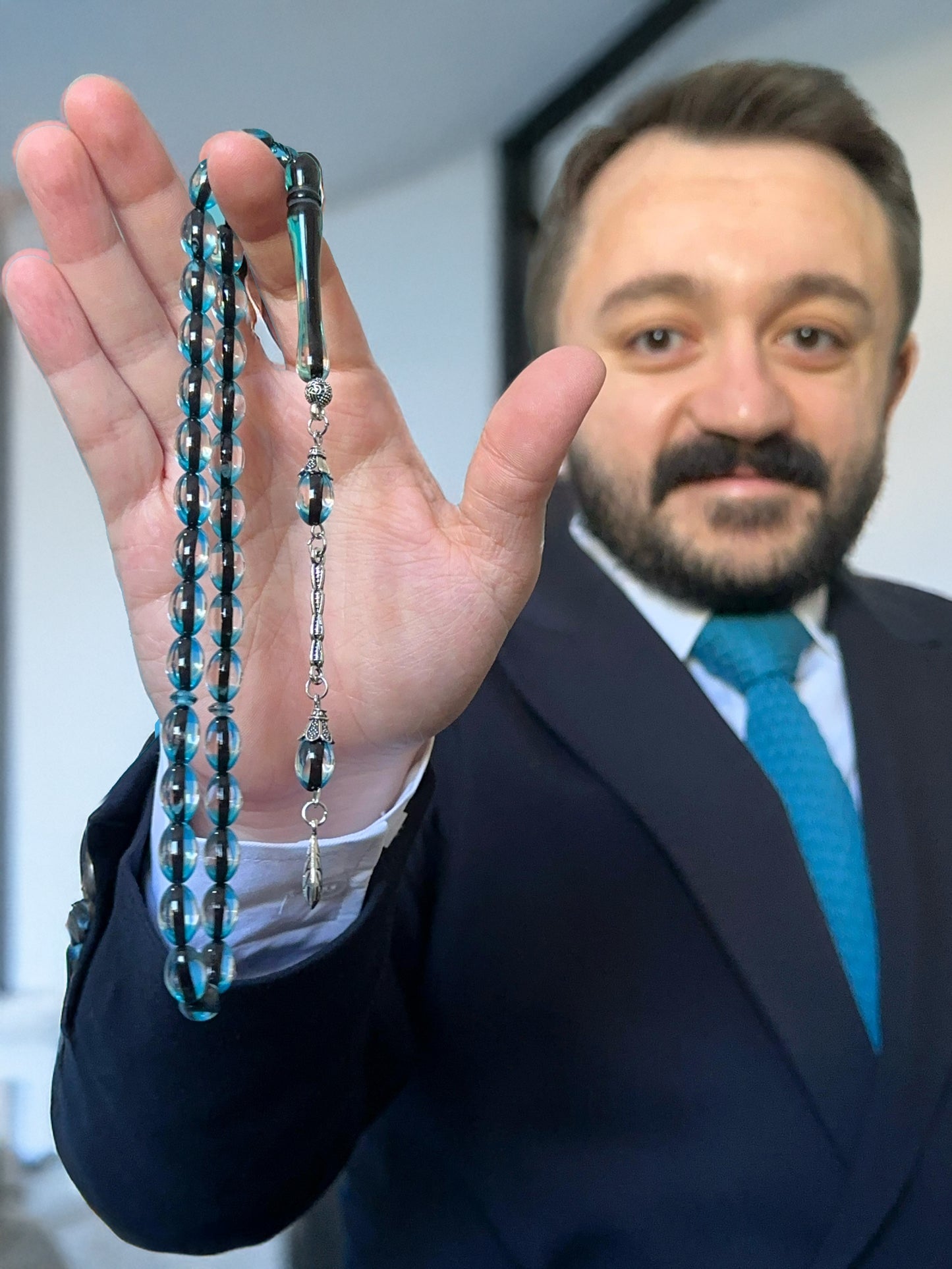 Sürmeli Kehribar Ve Zaza Tesbih Seti – Özel Tasarım, Dayanıklı Ve Şık - Büyüleyici Hediye