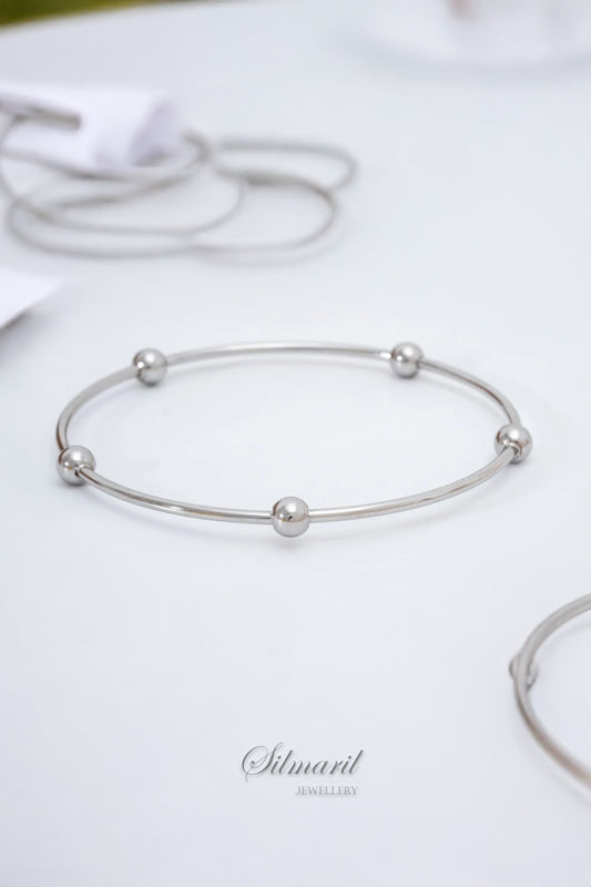 Dorikalı Paslanmaz Çelik Ajda Bileklik – 68 mm, Suya Dayanıklı & Kararmaz - 316L Stainless Steel