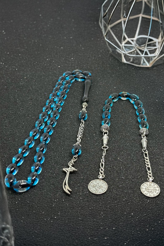 Sürmeli Kehribar Ve Zaza Tesbih Seti – Özel Tasarım, Dayanıklı Ve Şık - Büyüleyici Hediye